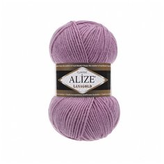 Пряжа Alize Lanagold (Ланаголд) 28 роза 49% шерсть, 51% акрил 100г 240м 5шт