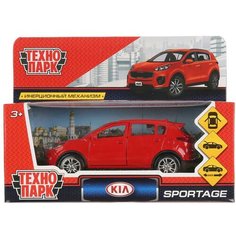 Технопарк. Модель "Kia Sportage" арт. SPORTAGE-RD металл 12 см, откр дв, багаж, инерц, красный, SPORTAGE-RD