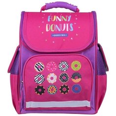 Ранец ArtSpace Junior Junior Funny donuts (1 Отделение, 3 Кармана, Анатомическая спинка), Uni_17601