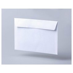 Конверты C6 114x162, 80г/м2, запечатка, прямой клапан, лента, 1000 штук