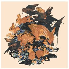 Картина по номерам, "Живопись по номерам", 80 x 80, Z-NA65