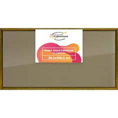 Рамка 30x100 для постера и фотографий, пластиковая, багетная, со стеклом и задником, ВсеПодрамники