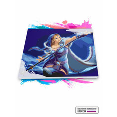 Картина по номерам на холсте Dota 2 - Crystal Maiden Art, 80 х 100 см Красиво Красим
