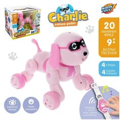 Робот Woow Toys Собака Charlie, розовый