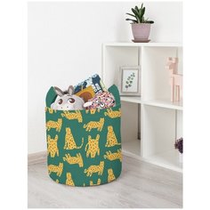 Корзина для игрушек JoyArty "Стая леопардов" 35x35 см