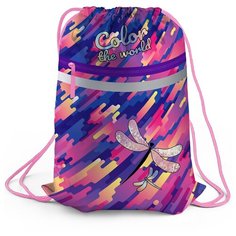 Berlingo Мешок для обуви Color the world MS1039, розовый/фиолетовый