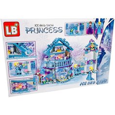 Конструктор Princess Ледяной замок Эльзы, холодное сердце, 411 деталей. LB+