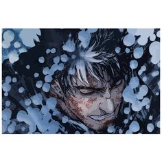 Картина по номерам на холсте аниме берсерк (Гатс) - 8920 Г 60x40