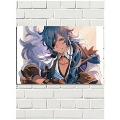 Картина по номерам Игра Genshin impact (Генишин, Ху Тао, Делюк, Сахароза, Сяо) - 8302 Г 60x40