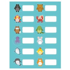 Наклейки для детского сада на шкафчик, на дверь, на кроватку, на горшок. Оранжевый Слоник