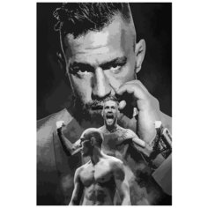 Картина по номерам на холсте Спорт UFC MMA (Конор Макгрегор) - 7887 В 60x40