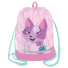 Berlingo Мешок для обуви Princess cat MS1004, розовый/мятный