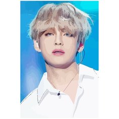 Картина по номерам на холсте bts тахэн - 2134 40X60