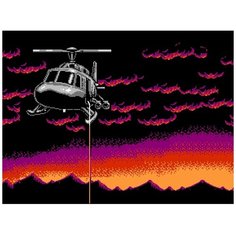 Картина по номерам на холсте Contra закат - 1