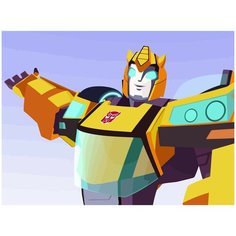 Картина по номерам на холсте трансформеры - 772