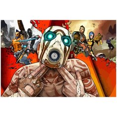 Картина по номерам на холсте Borderlands - 1
