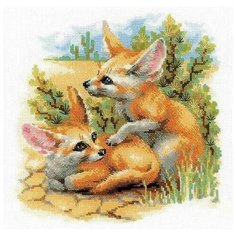 Набор для вышивания "Фенеки", 30x21 см, Риолис (Сотвори Сама)