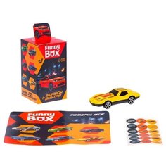 WOOW TOYS Набор для детей Funny Box «Машинка» Набор: инструкция, наклейки, микс