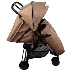 Коляска для двоих "Cozy Smart"прогулочная (коричневая)