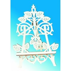 Деревянные заготовки / Декупаж, деревянная заготовка-конструктор "Добрый мастер" "Подставка" 12,5*18см, 3мм(1шт)