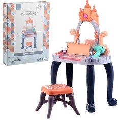 Детский игровой набор парикмахера стилиста для девочек, (столик) свет/звук (352093) Нет бренда