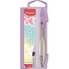 Готовальня Maped STUDY COLLECTOR циркуль 120мм цинк. спл,+гриф, паст. цв в асс