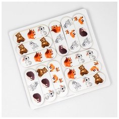 Головоломка Найди ряд, лесные жители Нет бренда