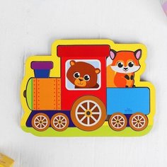 Головоломка «Паровозик» для самых маленьких Лесная мастерская