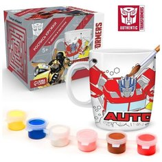Набор кружка под раскраску "AUTOBOTS" Transformers Hasbro
