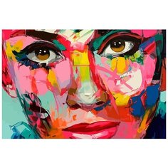 Картина по номерам на холсте Одри Хепберн - 6278 Г 60x40