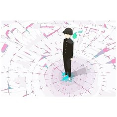 Картина по номерам на холсте Аниме Моб Психо Mob Psycho 100 - 7959 Г 60x40