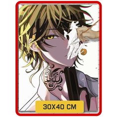 Картина по номерам на холсте Аниме Токийские мстители - 8471 В 30x40