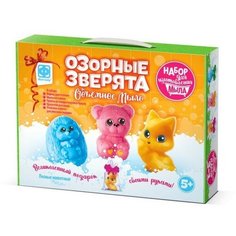 Фантазёр Объёмное мыло «Озорные зверята. Лесные животные»