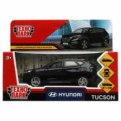Технопарк. Модель "Hyundai Tucson" металл 12 см, двери, багаж, инер, черный, арт. TUCSON-12-BK TUCSON-12-BK