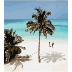 Картина по номерам Песчаный пляж Варадеро 40х50 см Hobby Home