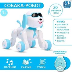 Робот-собака Charlie, радиоуправляемый, световые и звуковые эффекты, русская озвучка IQ BOT