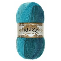 Пряжа "Angora Gold Batik" 20% шерсть, 80% акрил 550м/100гр (1892) Alize