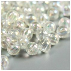 Бусины для творчества пластик "Мыльный пузырь" набор 20 гр 6/0 0,6х0,6х0,6 см Нет бренда