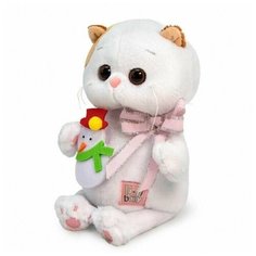 Мягкая игрушка «Ли-Ли Baby с игрушкой снеговик», 20 см Basik&Co