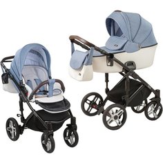 Детская коляска Nuovita Carro Sport 2 в 1 (Denim bianco/Джинсово-белый)