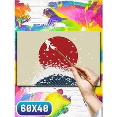 Картина по номерам на холсте азия эстетика - 12123 60х40