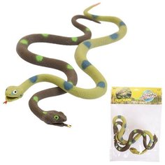 Фигурка Abtoys Юный натуралист Рептилии Две змеи, термопластичная резина PT-01745