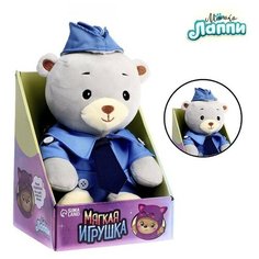 Мягкая игрушка «Медвежонок Лаппи - полицейский», 22 см Нет бренда