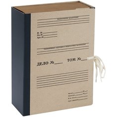 Короб архивный OfficeSpace (120мм, переплетный картон, до 1100л, завязки) (312551), 20шт.