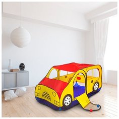 Игровая палатка «Авто», цвет красно-желтый NO Name