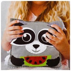 Подушка из фетра, набор для шитья «Енот», 25х25 см Школа талантов