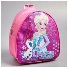 Disney Рюкзак детский кожзам "Queen of snow", Холодное сердце, 21 х 25 см