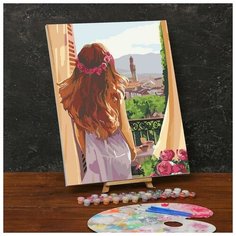 Картина по номерам на холсте с подрамником «Утро в Италии» 40х50 см Школа талантов