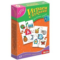 Настольная игра «Играем с буквами. Учимся читать» Дрофа Медиа