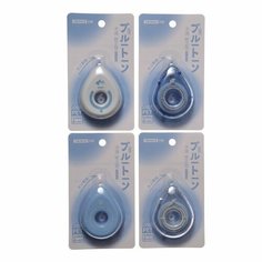 Корректор-лента 6м*5мм в блистере микс Пышка, выдвигается кнопкой Noname